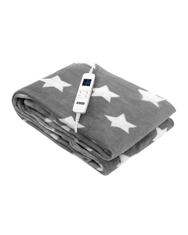 N'oveen EB750 Electric Blanket in Soft Grey: Warmth and Comfort for Winter Nights
